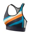 Women’s Running Crop Top – Flash Orange Racer Back