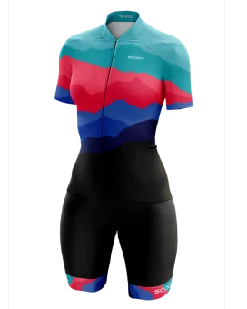 Women’s Alpine Cycling Kit – Jersey & Bib Shorts Bundle