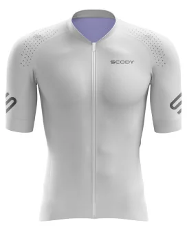 Men’s Aero Cycling Jersey - Staple Off-White | SCODY