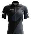 Black Cycle Jersey with Grey Slide detail | Cycling Clothing