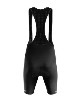 Men's Cycling Bib Shorts - Pure Black with Askin Cuff