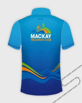 Mackay Triathlon Club - QLD Junior Sport Polo | Active Wear