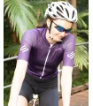Women’s Cycling Jersey – Purple Taupe Aero Fit | SCODY