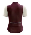 Lightweight Women’s Cycling Jersey – Maroon & Cream