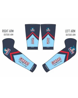 Sharks Triathlon Club  Thermo-fit Arm Warmers - Unisex |Cycling Gear