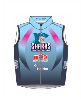 Sharks Triathlon Club Women's Cycling Wind Vest | Cycling Clothing