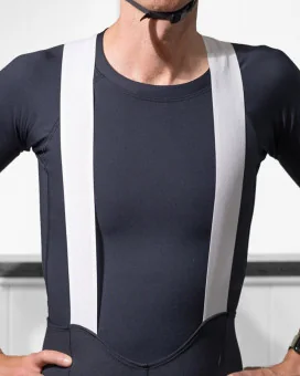 Men’s Pure Black Cycle Bib Shorts – SCODY Performance