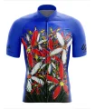 Cycle Jersey with design based on original art work Tangled Flowers by David Hart