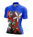 Cycle Jersey with design based on original art work Tangled Flowers by David Hart | Cycling Gear