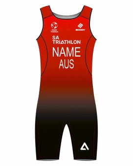 AusTriathlon SA State Junior Elite Triathlon Suit | Made in Aus
