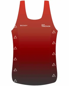 AusTriathlon SA State Team Ultra Light Weight Run Singlet, Women| Running Gear