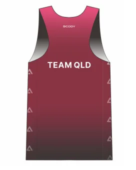 AusTriathlon QLD State Team Ultra Light Weight Run Singlet, Women| Running Gear