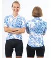 SCODY Women’s Blue Rose Cycle Jersey – Optimise Fit