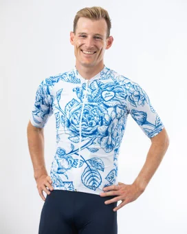 Holistic Blue Rose Optimise Men’s Cycling Jersey – SCODY
