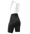 SCODY Cycle Bib Shorts, Pure Black -Women, X-Opaque Cuff, Low Profile Straps | Made in Australia