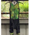 SCODY Women’s Floral Triathlon Suit – Sleeveless, Zip Front