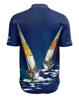 Men’s Sailing Boat Short Sleeve Shirt – David Hart