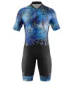 Men's Floral Cluster (Blue) optimised triathlon suit for sale at Scody Australia. Flexible payment options| Triathlon Suits