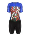 Women's Tangled Flower Aero triathlon suit for sale at Scody Australia. Flexible payment options available