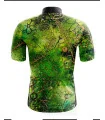 Performance Cycle Jersey, Floral Cluster by Chloe Hart - Green | Made in Australia