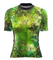 Optimise Cycle Jersey, Floral Cluster - Green | Cycling Gear