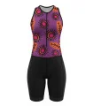 Women's sleeveless triathlon suit featuring Danielle Leedie-Grey's artwork | Flexible payment options| Triathlon Suits