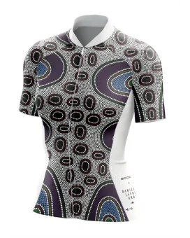 Performance Cycle Jersey Women – Gray | Danielle Leedie