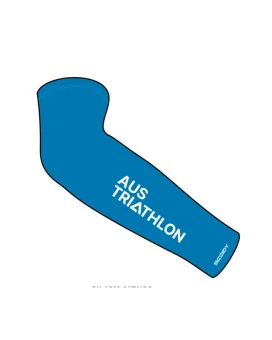 AusTri Technical Official Sun Sleeves, Coolmax® EcoMade - Unisex | Cycling Clothing | Triathlon Gear