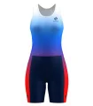 SCODY Women’s Rowing Zoot Suit – Blue/Red Race Fit