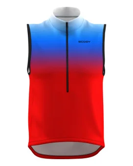 Men's Paddling Vest Blue/Red – Lightweight Windproof Gear