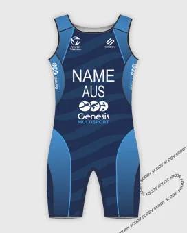 Women's Triathlon Suit, named and swim optimised | Made in Australia