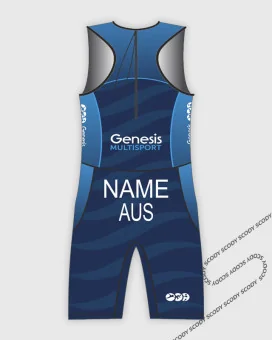 Women's Triathlon Suit, named and swim optimised | Made in Australia