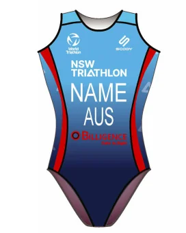 Women's Triathlon Suit, named and swim optimised | Made in Australia