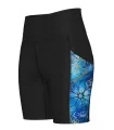 Floral Cluster 6" Medium Rise Tights by Australian artist, Chloe Hart | Made in Australia