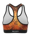 Floral Cluster Women's Crop Top, Racer Back | Made in Australia