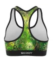 Floral Cluster Women's Crop Top, Racer Back | Made in Australia