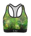 Floral Cluster Women's Crop Top, Racer Back | Made in Australia