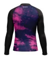 Tie Dye Plum Unisex Chlorine Resistant Swim Rashie, UPF50+ | Swimwear