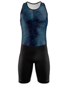Camo Triathlon Suit, Sleeveless - Men | Made in Australia | Triathlon Gear
