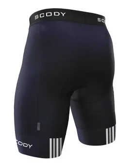 SCODY Cycling Shorts – Men’s Navy with Cuff Detail