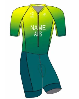 WT Compliant Aerodynamic Sleeved Women's Triathlon Suit | Made in Australia