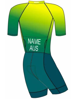 WT Compliant Aerodynamic Sleeved Men's Triathlon Suit | Made in Australia