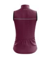 Staple Rose Red Lightweight Windproof Cycle Gilet with Pockets | Cycling Gear