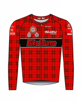 Men's Long Sleeve Cycling Jersey – Bike for Burns| SCODY