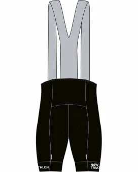 Optimise Cycle Bib Shorts - Men, Silicone Gripper, Low Profile Straps| Free Shipping | Made in Australia by Scody