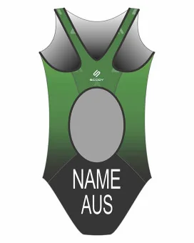 Women's Triathlon Swim Suit, named and swim optimised | Made in Aus