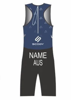 Men's Triathlon Suit, named and swim optimised | Made in Australia