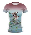 Run shirt featuring Three Dotterels original artwork by Kristy-Ann Duffy | Australia Artists | Made in Australia
