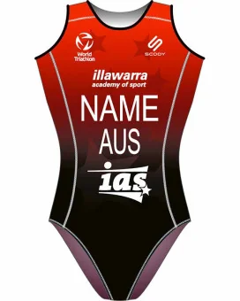 Women's Triathlon Swim Suit, named and swim optimised | Made in Aus