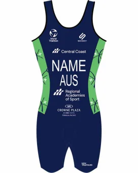 Women's Triathlon Suit, named and swim optimised | Made in Australia